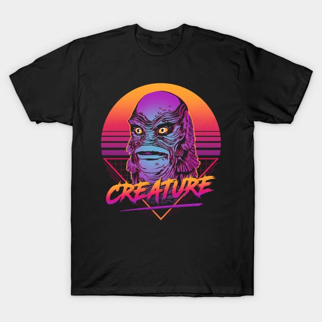 Retro Creature T-Shirt by ddjvigo